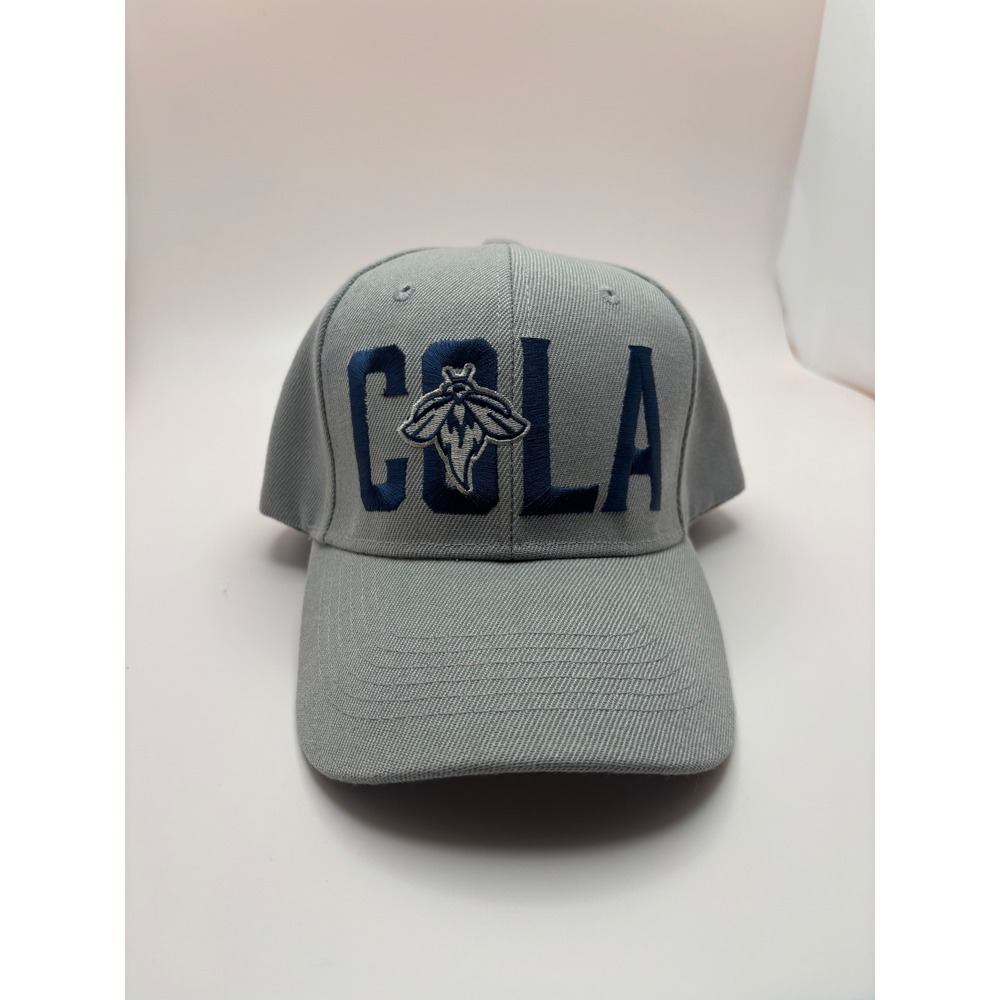 Promotional Adventures Gray COLA Bee Embroidered Baseball Hat Adjustable Cap